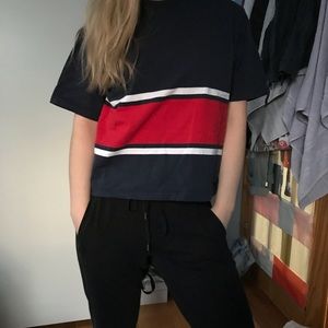 Brandy Boxy Striped T-Shirt